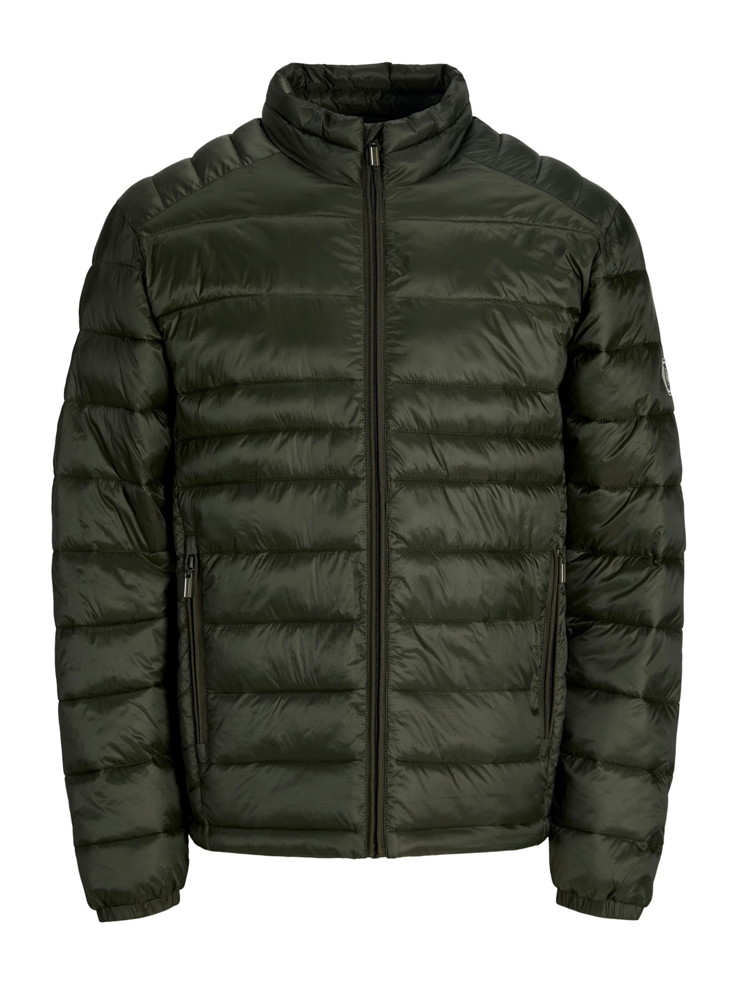 JACK & JONES Prehodna jakna 'JJEKingsley' | zelena barva: sprednja stran