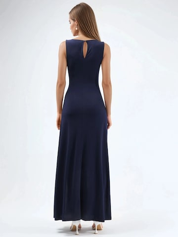 Hiccup Evening Dress in Blue