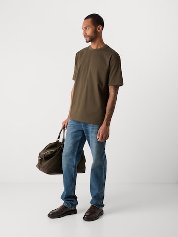 T-Shirt Lindbergh en marron