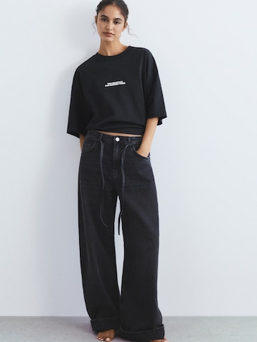 Pull&Bear T-Shirt in Blau