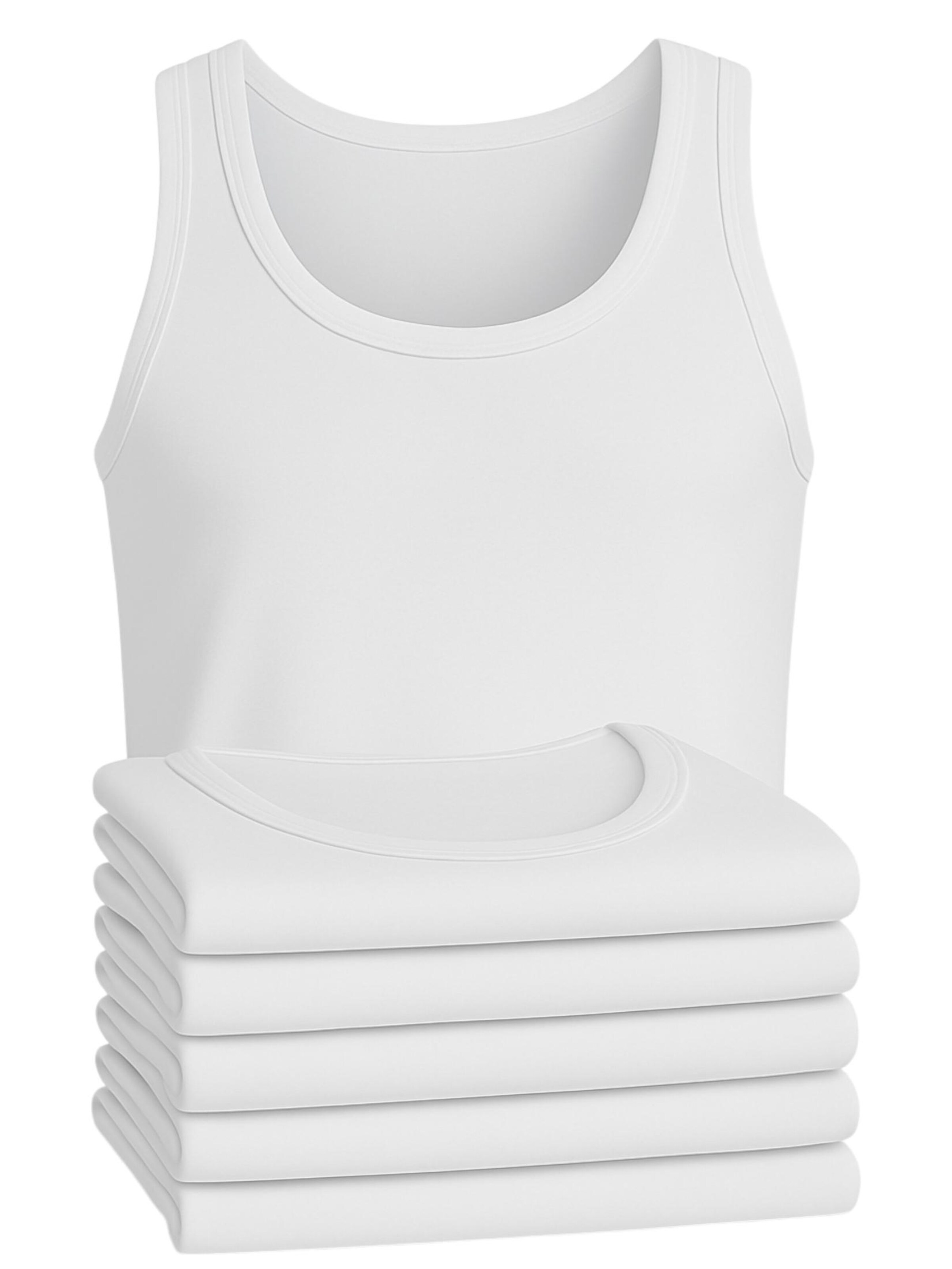 fashionshowcase - Camiseta térmica 'BasicPack' en blanco