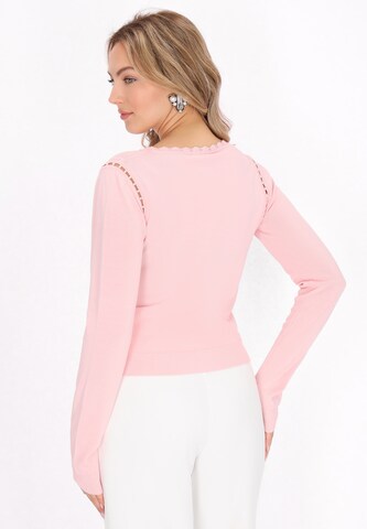 Pull-over faina en rose