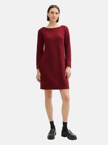 TOM TAILOR Knit dress in Red
