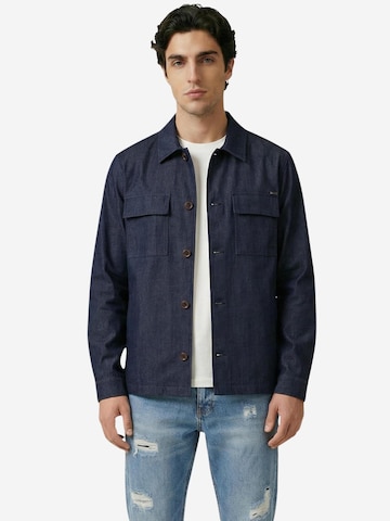 Gianni Lupo Regular fit Button Up Shirt 'GN21822' in Blue