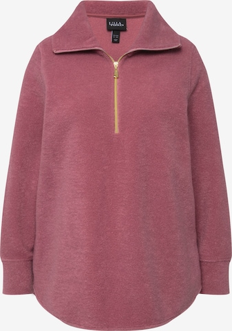 Ulla Popken - Sweatshirt em rosa: frente