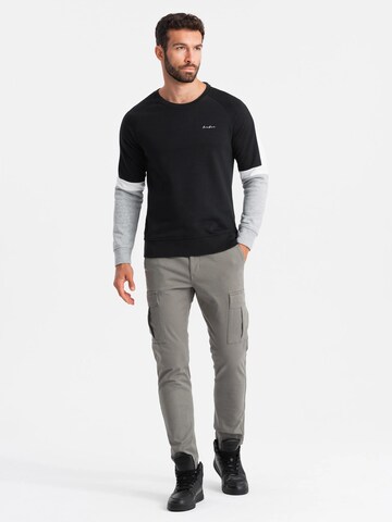 Ombre Sweatshirt 'OM-SSNZ-22FW-003' in Zwart