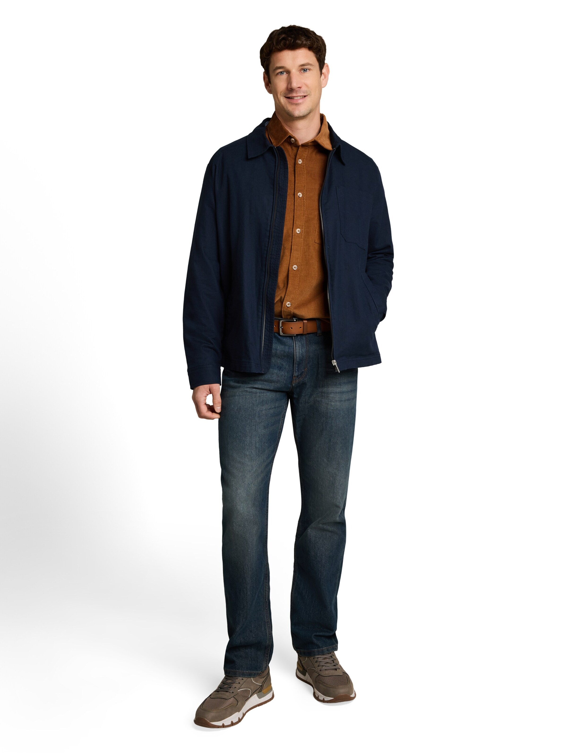 TOM TAILOR Regular fit Overhemd in Bruin