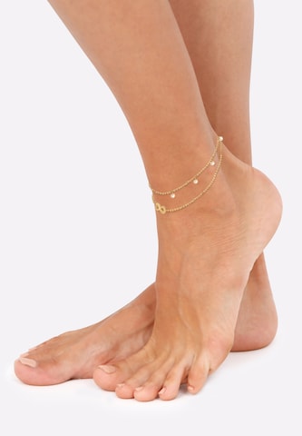 NenalinaNakit za stopala 'Infinity' - zlatna boja