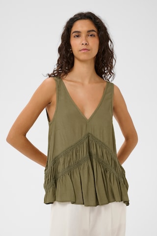 SOAKED IN LUXURY Top 'Kleio' in Groen: voorkant