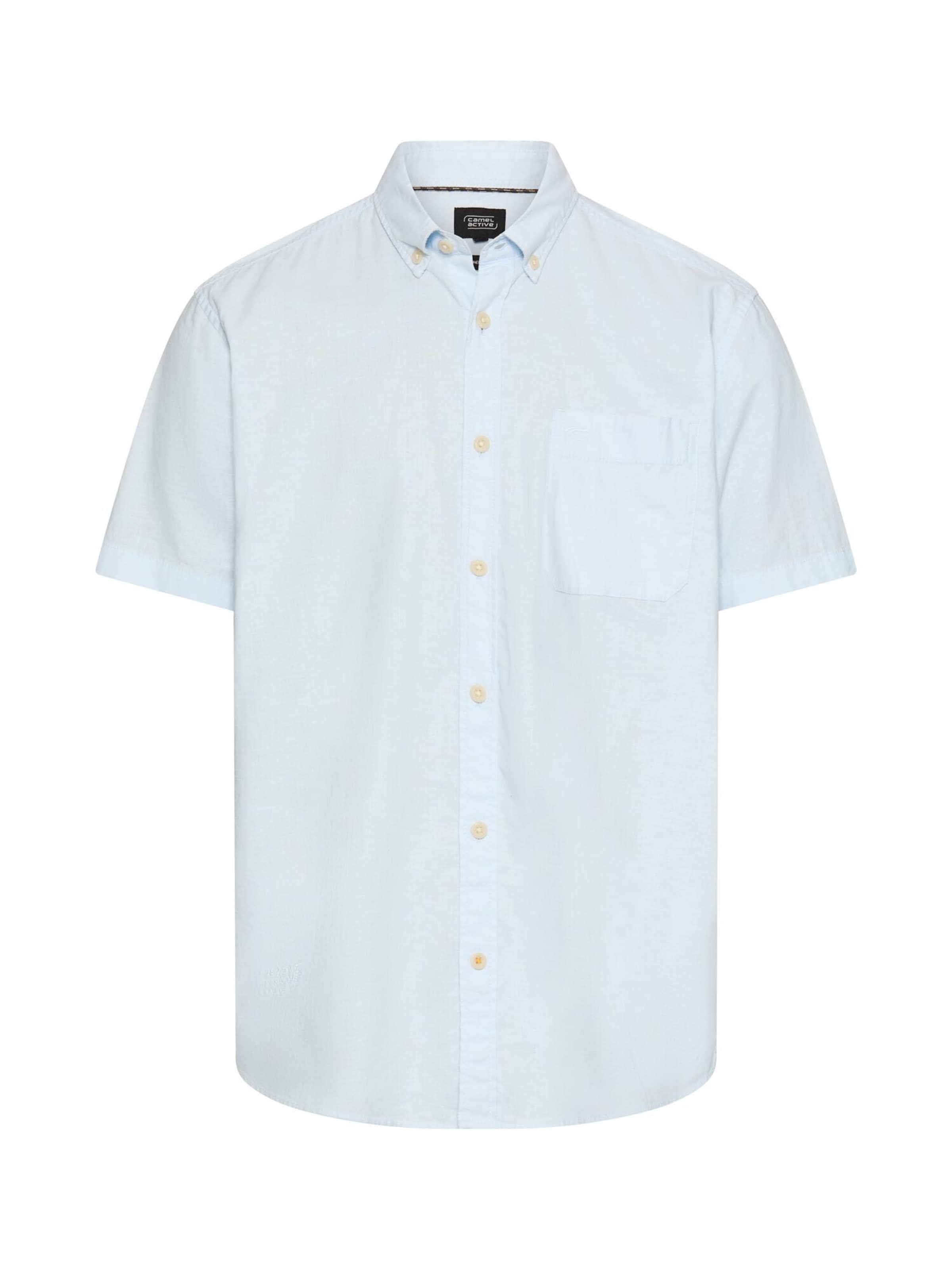 CAMEL ACTIVE Button Up Shirt in Blue: front