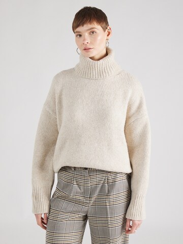 TOPSHOP Sweater in Beige: front