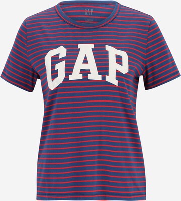 Gap Petite Shirt 'NOVELTY' in Blue: front