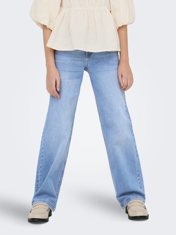 Wide leg Jeans 'KOGJULLES' di ONLY GIRLS in blu: frontale