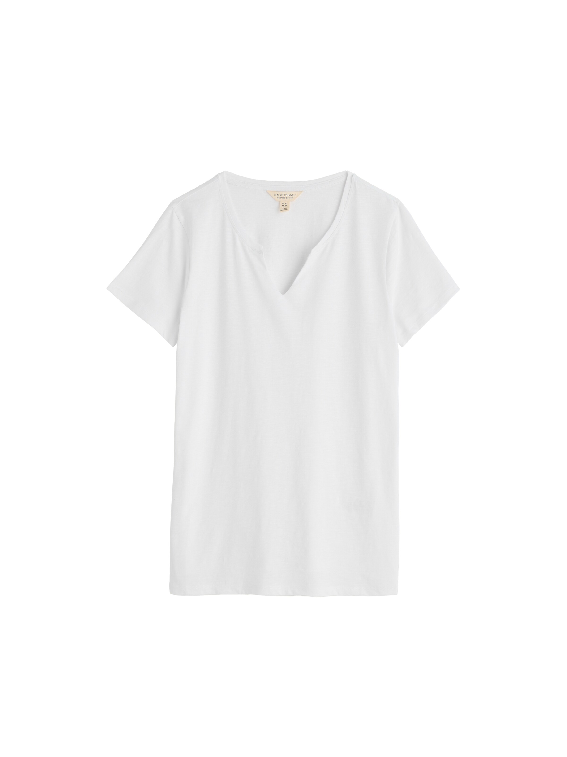 Seasalt Cornwall T-Shirt 'Kellow' in Weiß: Vorderseite