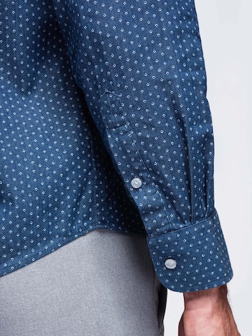 Ombre - Ajuste regular Camisa en azul