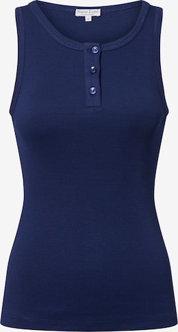 Marie Lund Top in Blau: Vorderseite