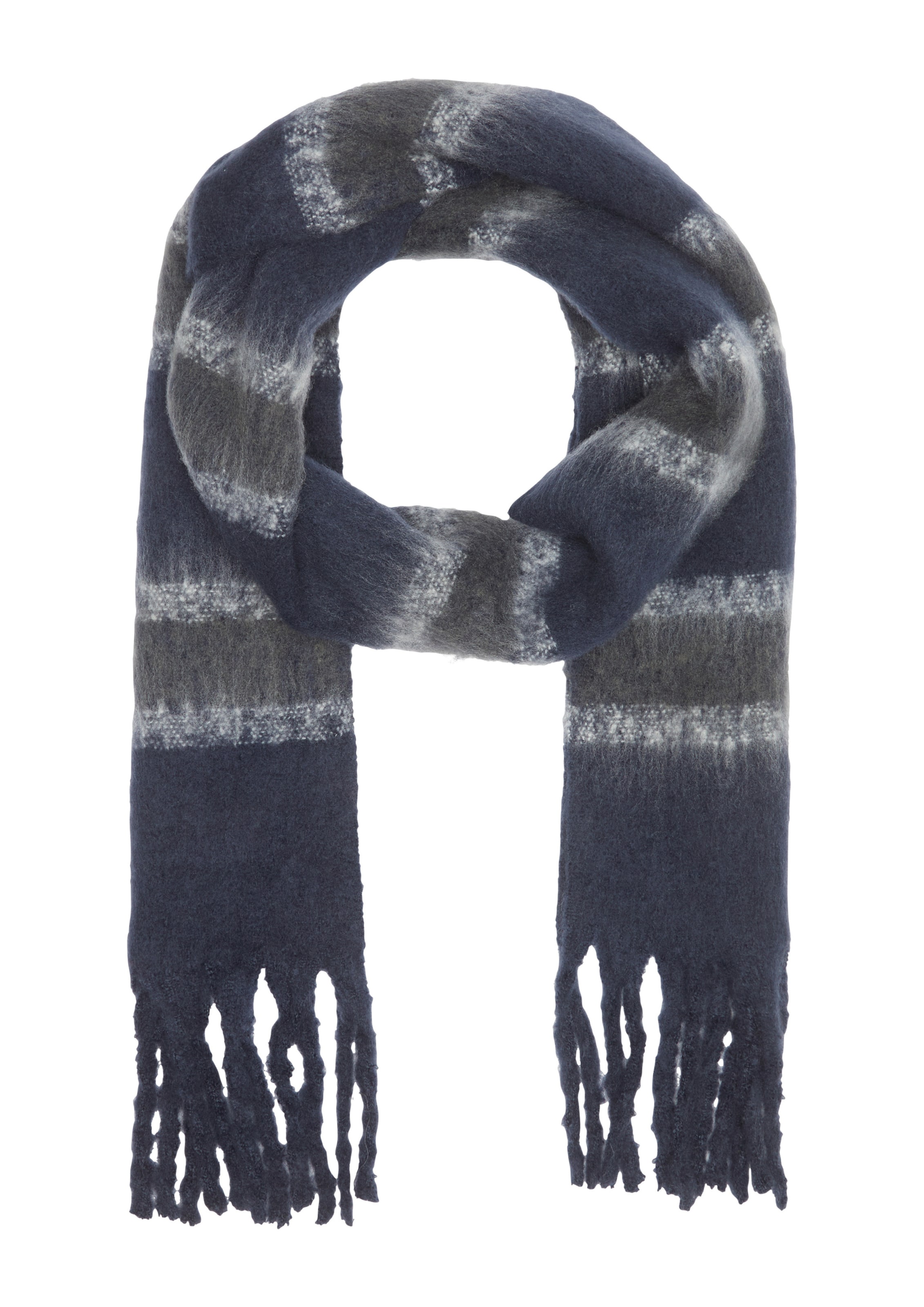 QS Sjaal in Blauw: voorkant