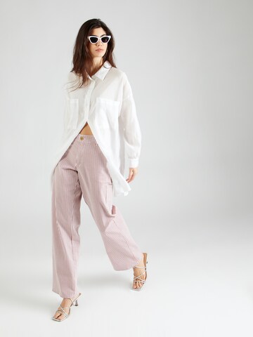 Wide leg Pantaloni cargo di Sofie Schnoor in rosso