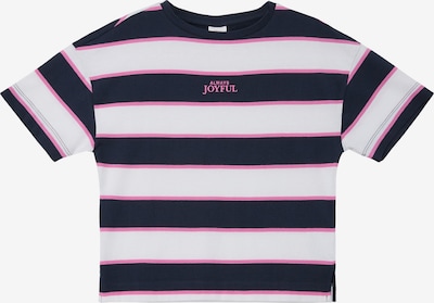 s.Oliver T-Shirt en bleu marine / rose clair / blanc cassé, Vue avec produit