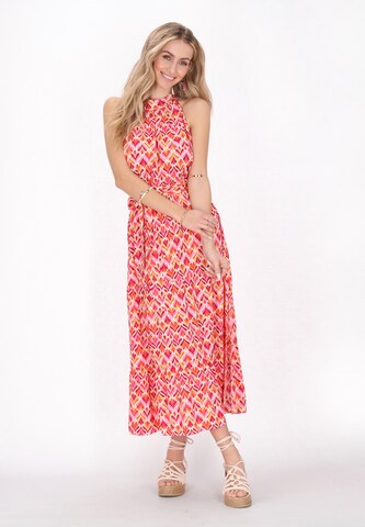 IZIA - Vestido de verano en naranja
