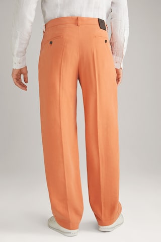 JOOP! Loose fit Pleated Pants in Orange