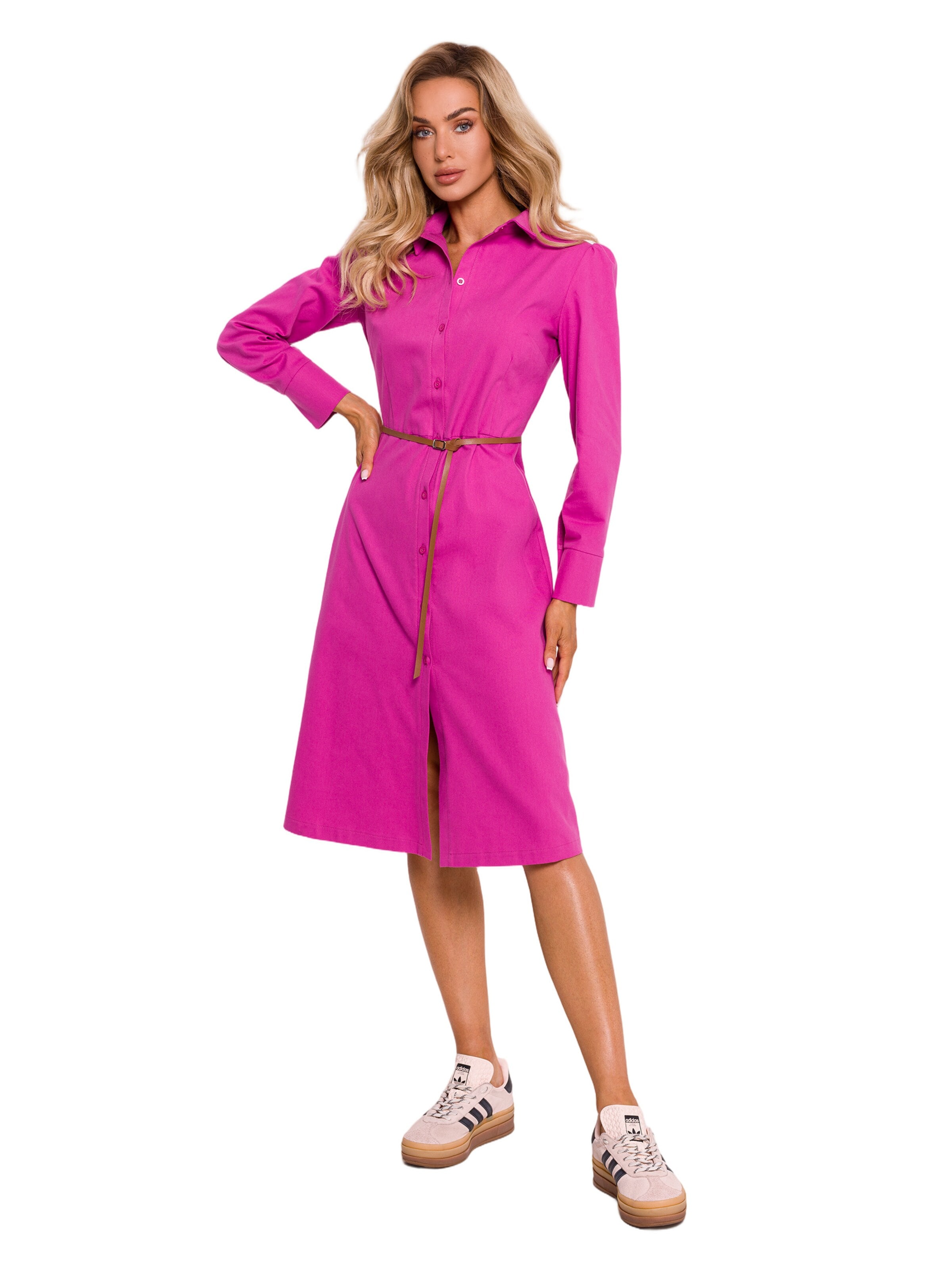 Rochie tip bluză de la made of emotion pe roz