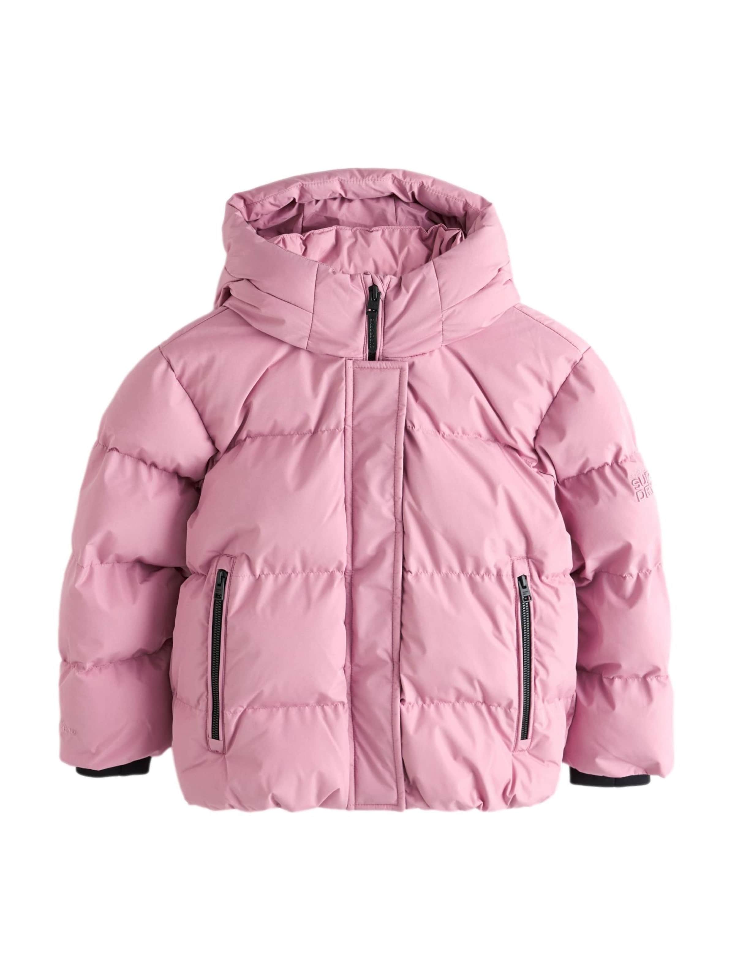 Superdry & Co Talvitakki värissä vaaleanpunainen: etupuoli