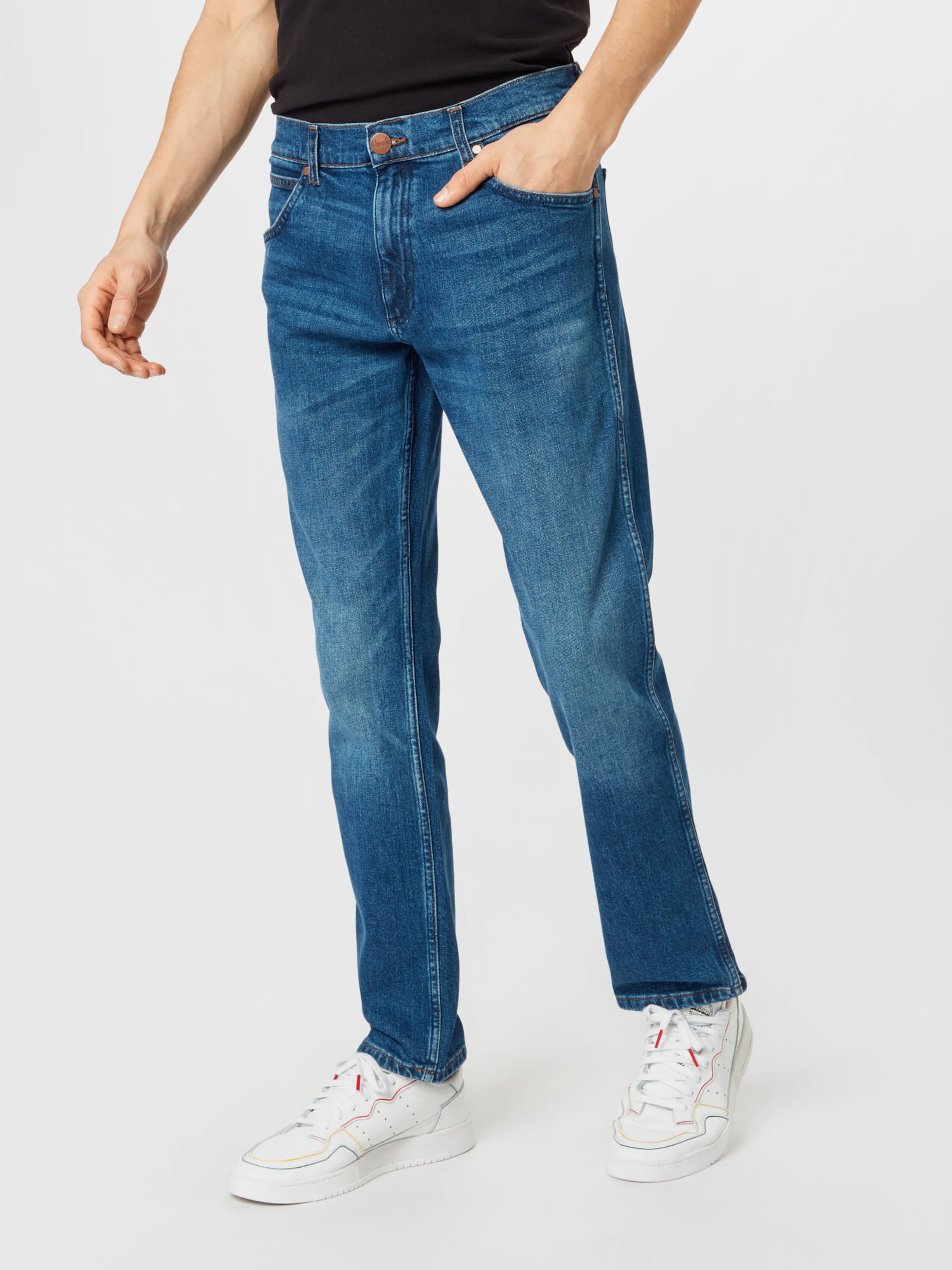 Männer Jeans WRANGLER Jeans 'Greensboro' in Blau - OO50655