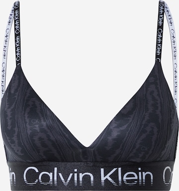 Calvin Klein Sport Triangel Sport-BH in Schwarz: predná strana