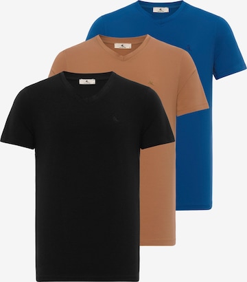 T-Shirt Daniel Hills en bleu : devant