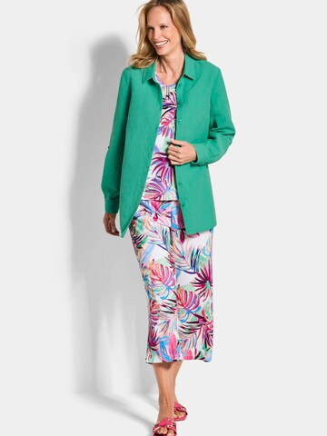 Goldner Bluse in Grün