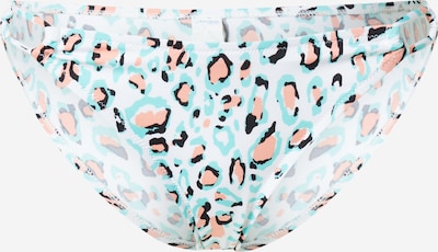 SLOGGI Bikini bottom in Turquoise / Salmon / Black / White, Item view