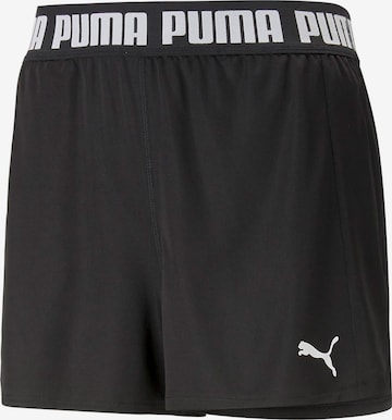 PUMA - regular Pantalón deportivo 'Train all day' en negro: frente