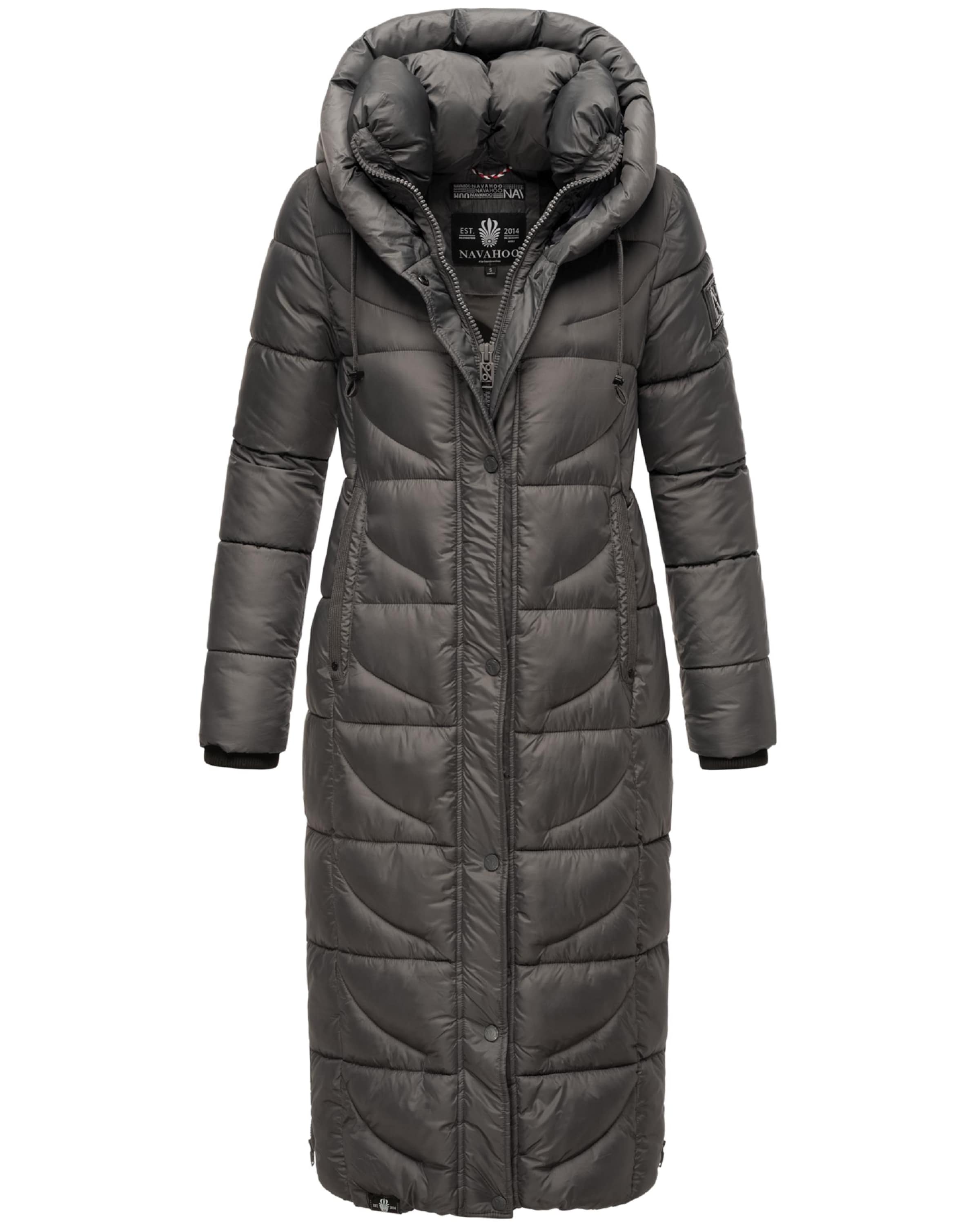 NAVAHOO Zimný kabát 'Waffelchen' - Sivá
