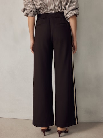 Wide Leg Pantalon Next en marron