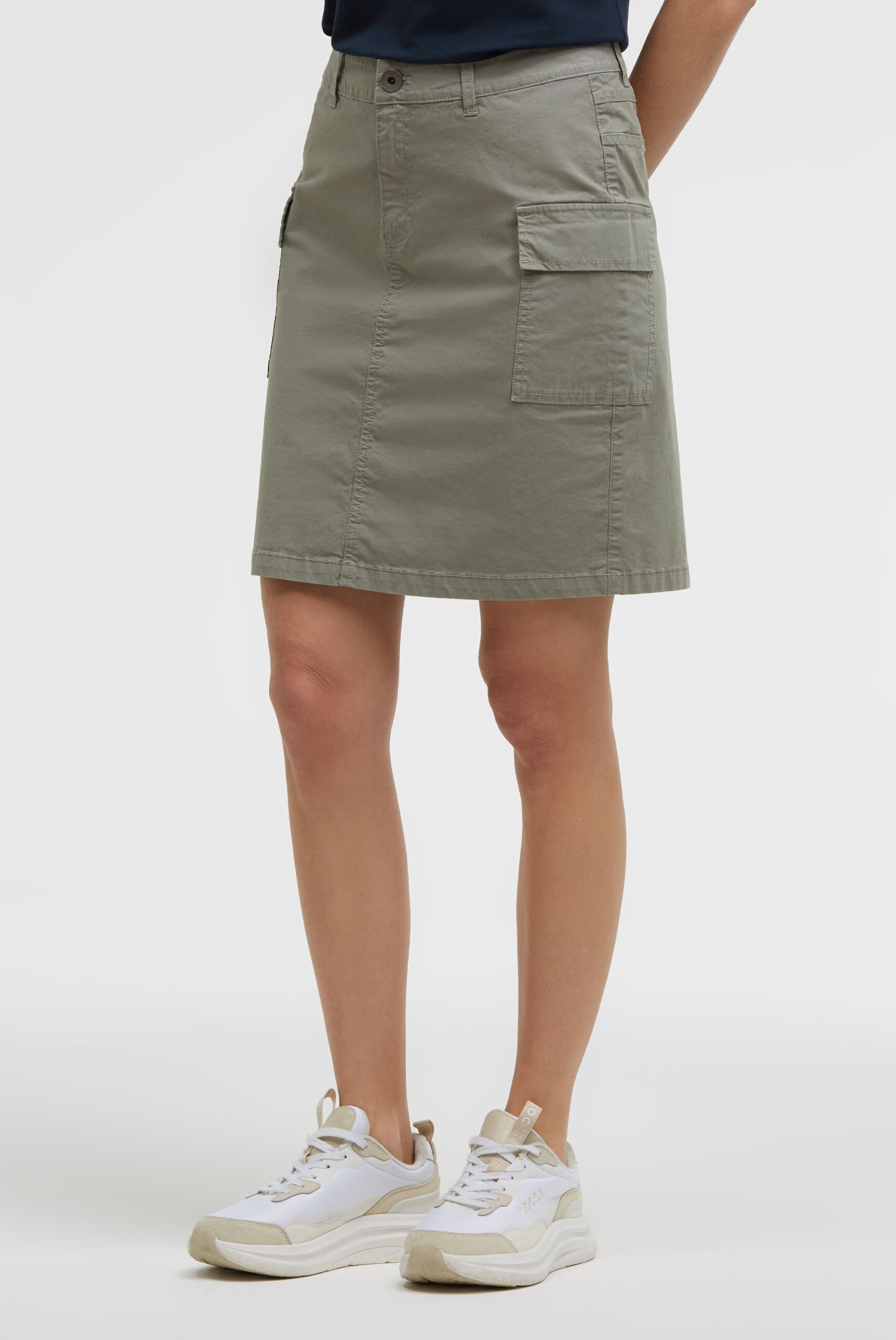 Soccx Skirt in Green: front
