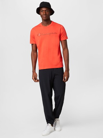 T-Shirt Champion Authentic Athletic Apparel en orange