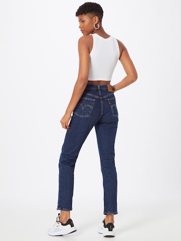 LEVI'S ® regular Jeans '501 Crop' i blå