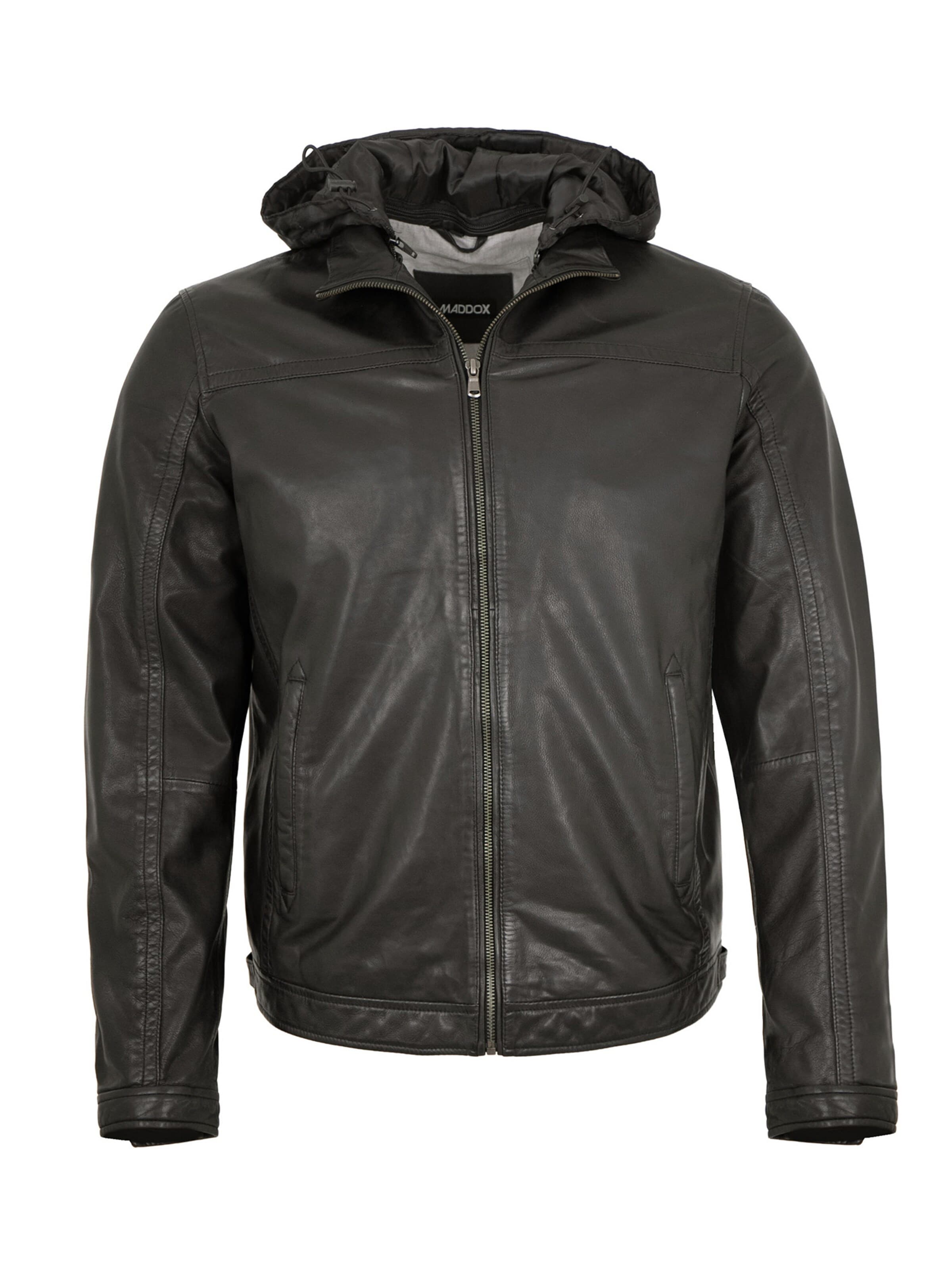 MADDOX Overgangsjakke 'HJM-89' i sort: forside
