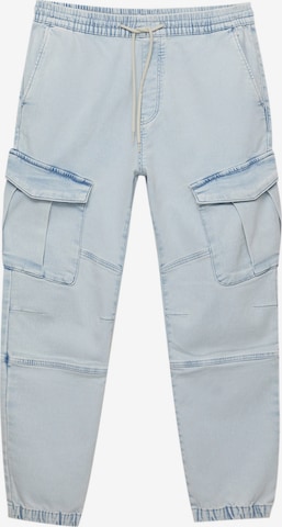 Pull&Bear Cargo jeans in Blue: front