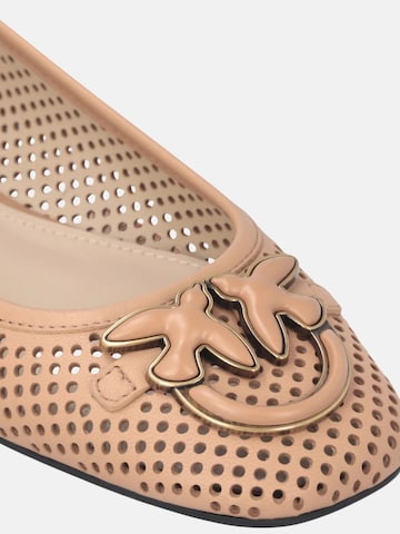 PINKO Ballerina 'PINKO MAX 11 BALLERINA NAPPA Scarpe' i beige