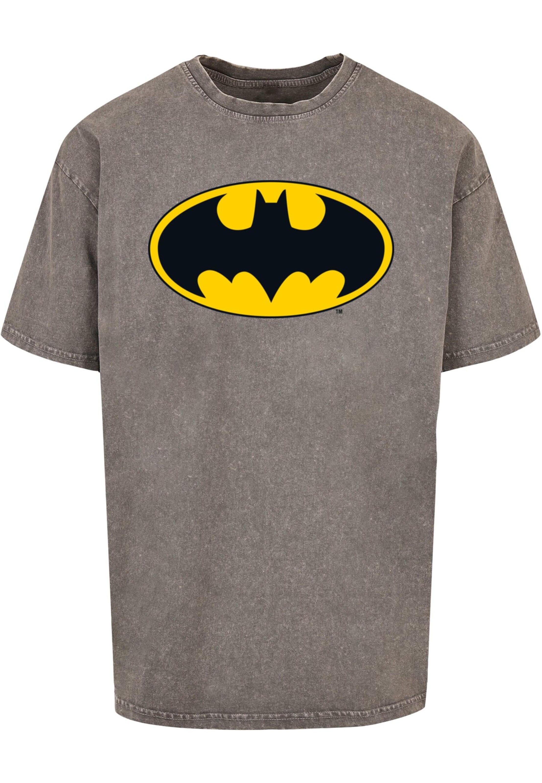 ABSOLUTE CULT Shirt 'DC Originals - Batman' in Grey: front