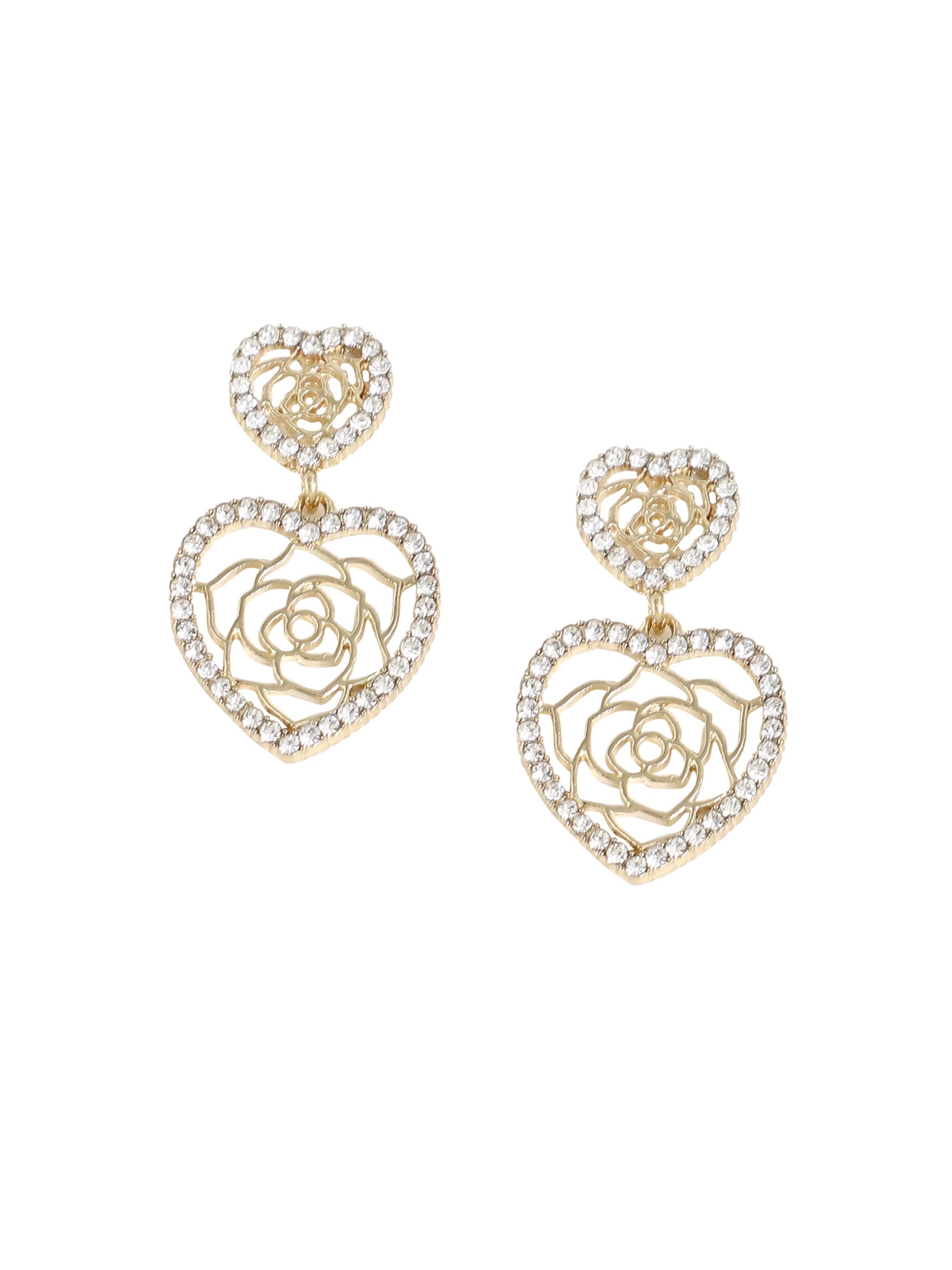 SOHI Oorbellen 'Cornelia' in Goud: voorkant