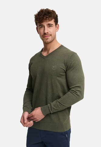 INDICODE JEANS Trui 'Tikks' in Groen