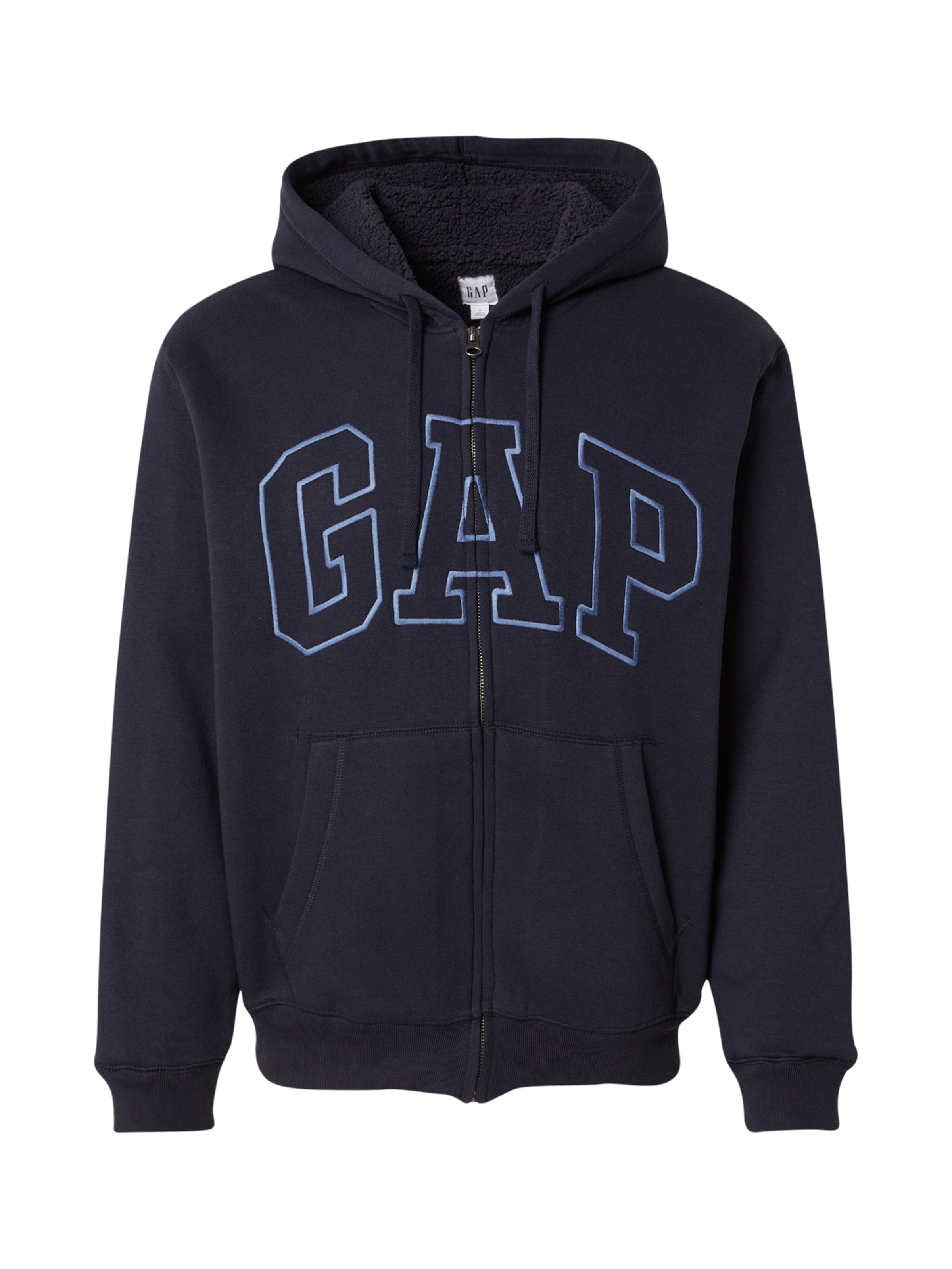 GAP Sweatvest in Blauw: voorkant