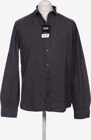 Manguun Button Up Shirt in L in Grey: front