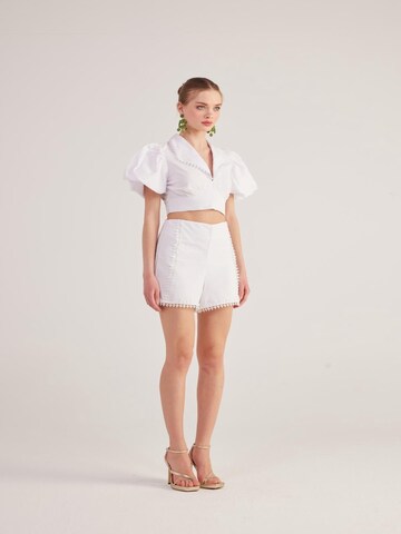 HOLLY LOLLY Bluse in Weiß