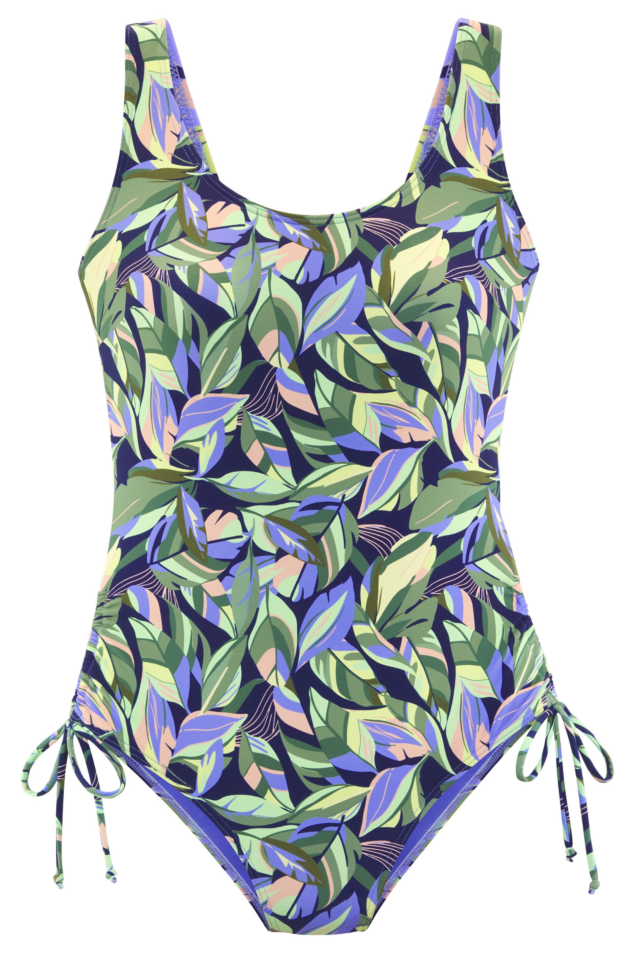 Costume intero in L/C/D s.Oliver di colore verde erba / orchidea, Visualizzazione prodotti