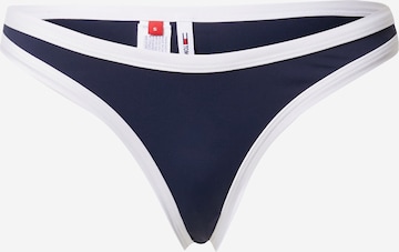 Slip costum de baie de la Tommy Jeans pe albastru: față