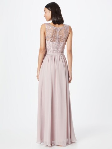 mascara Evening Dress in Pink